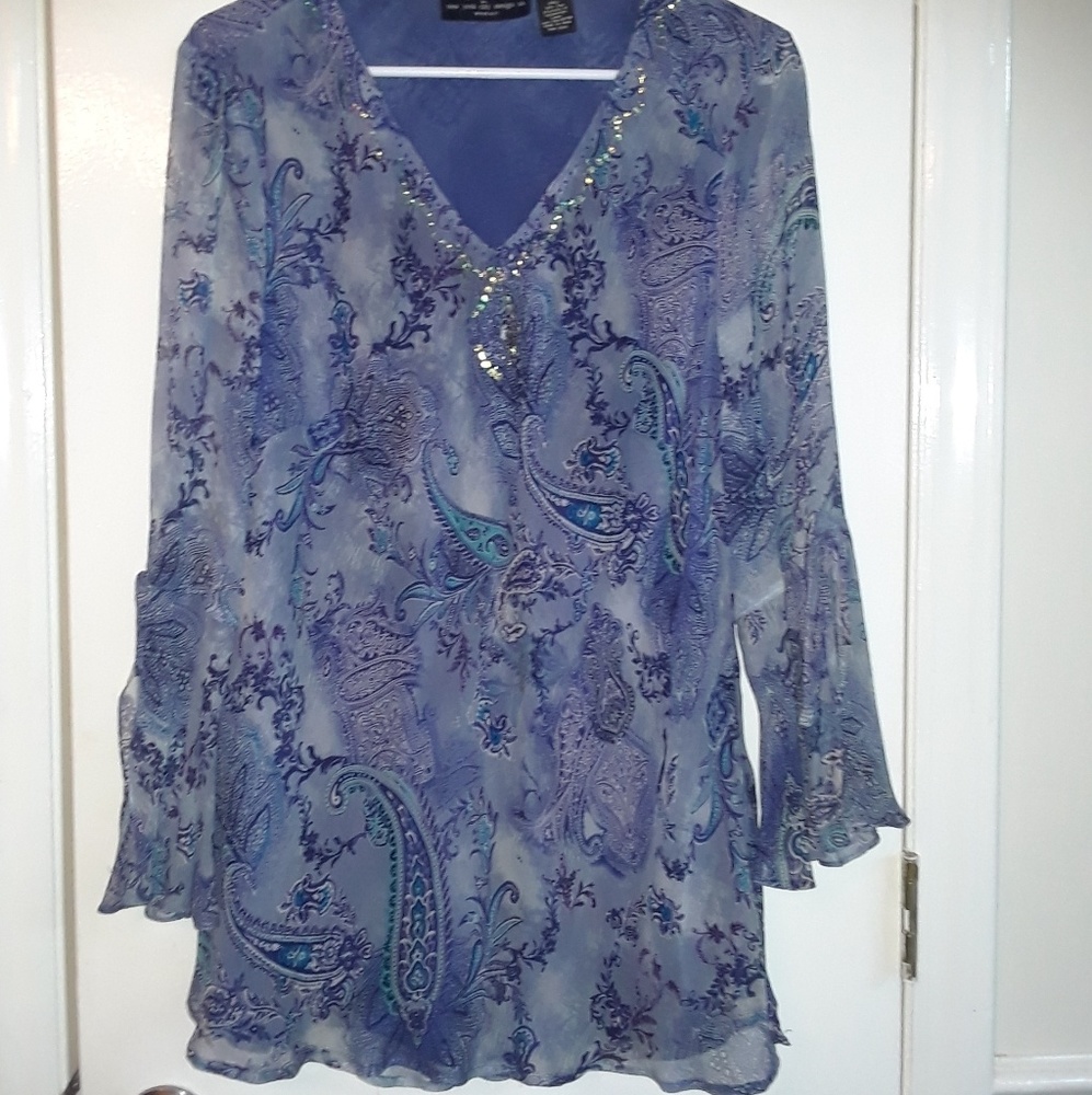 A long sleeve blouse